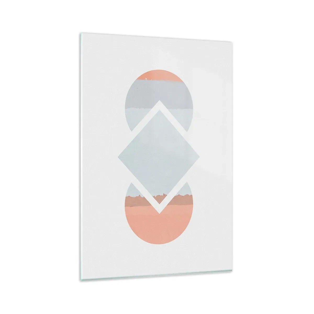 Schilderen op glas - De situatie is duidelijk - 80x120 cm