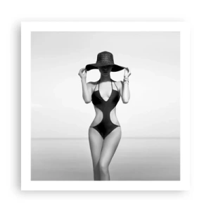 Poster - Mijn naam is: Elegantie - 60x60 cm