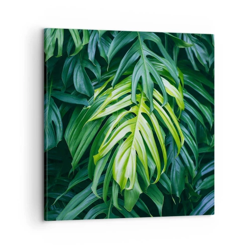 Schilderen op canvas - Dompel jezelf onder in de frisheid - 60x60 cm