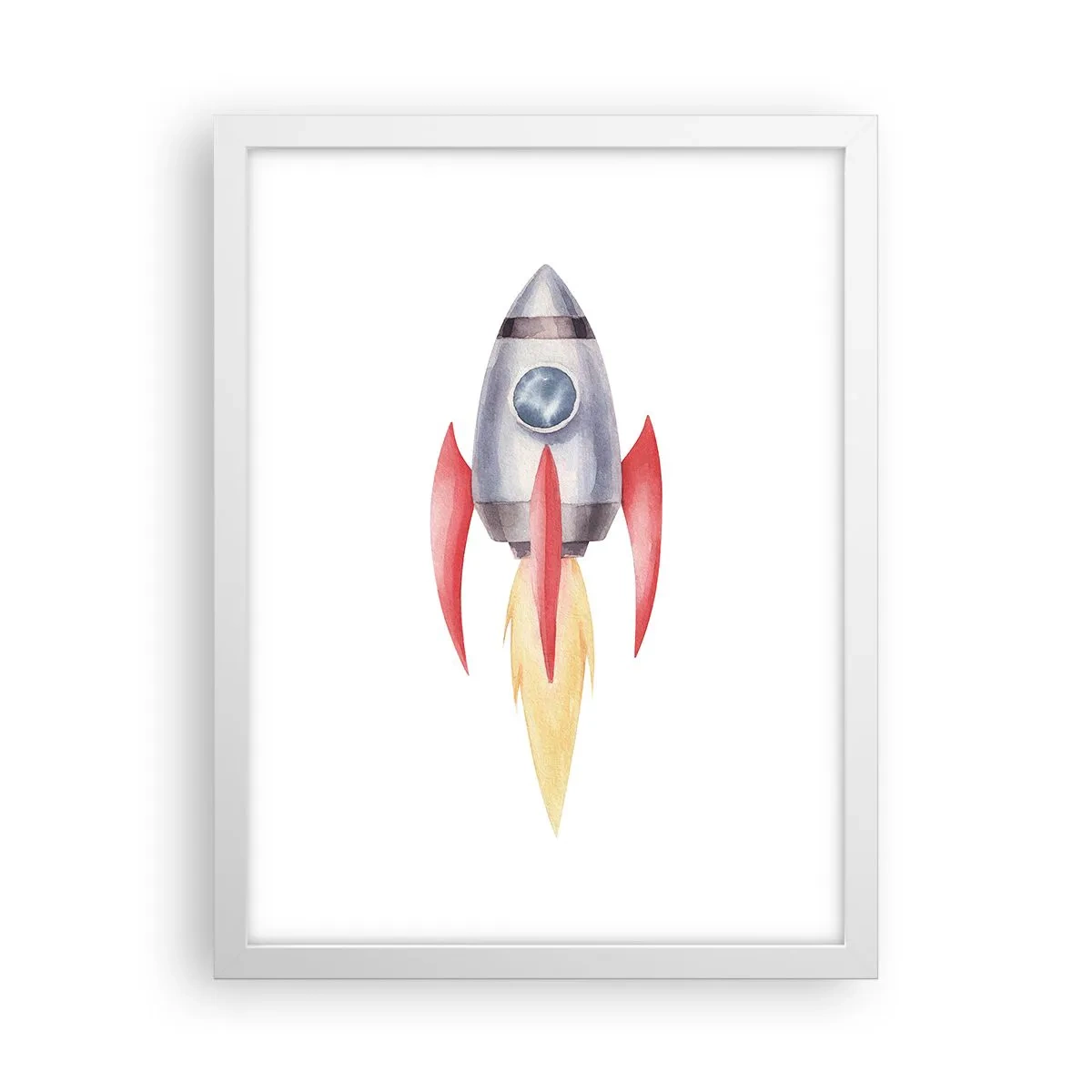 Poster in een witte lijst - Hoger, sneller, verder - 30x40 cm