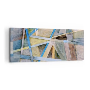 Schilderen op canvas - Recht of diagonaal? - 120x50 cm