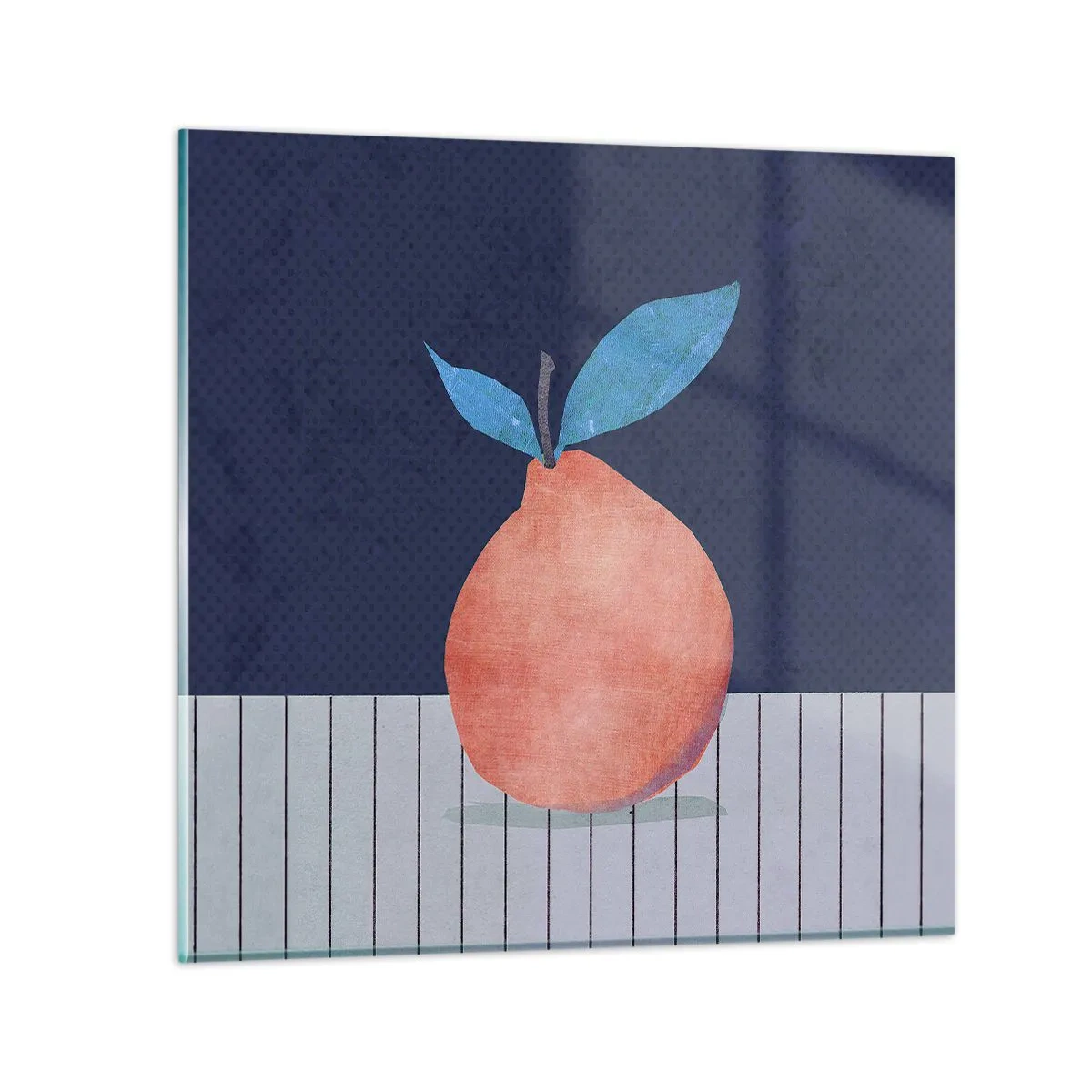 Schilderen op glas - Convexiteit en vlak - 40x40 cm