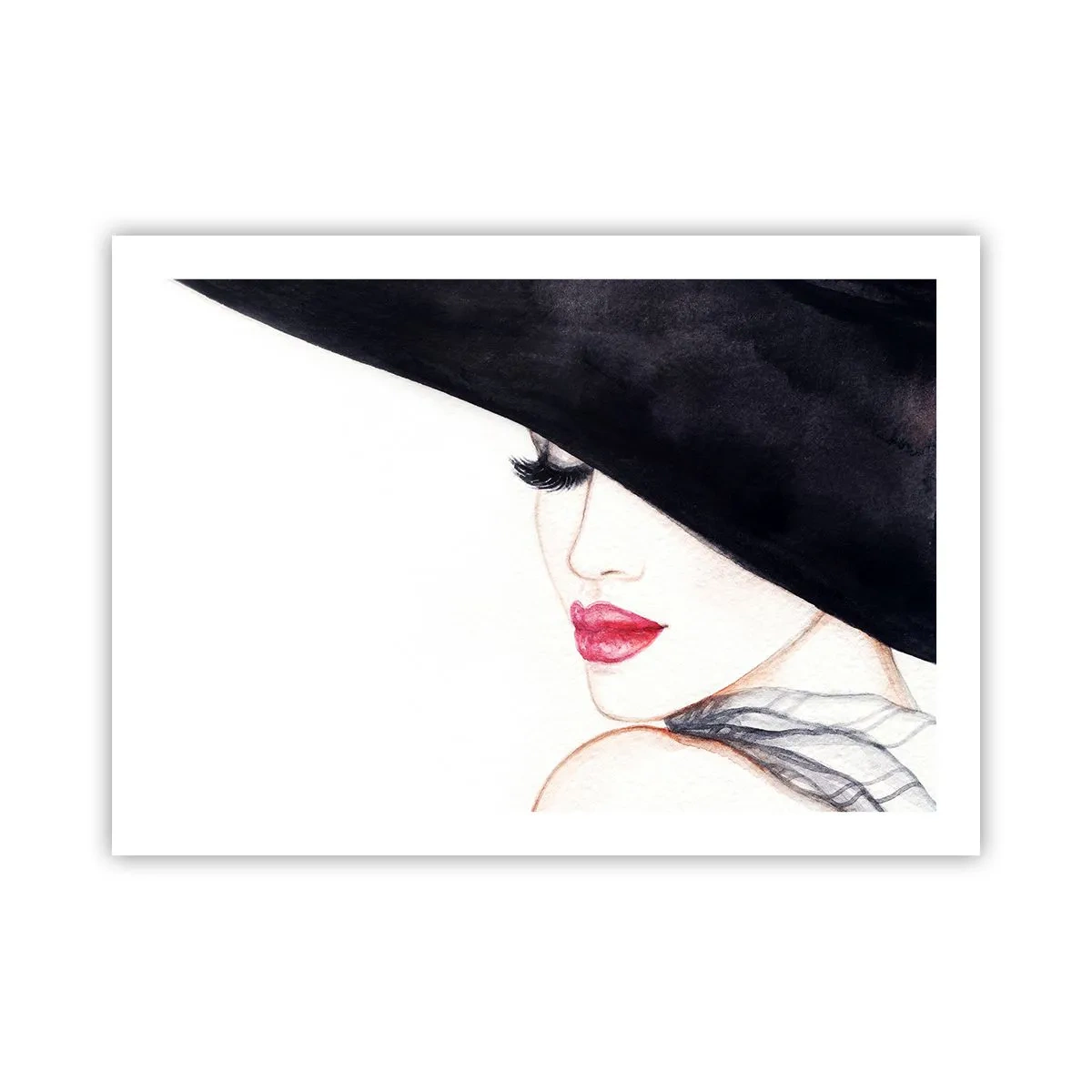 Poster - Elegantie en sensualiteit - 70x50 cm