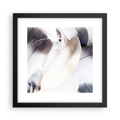 Poster in een zwarte lijst - Bijna engelachtig - 30x30 cm