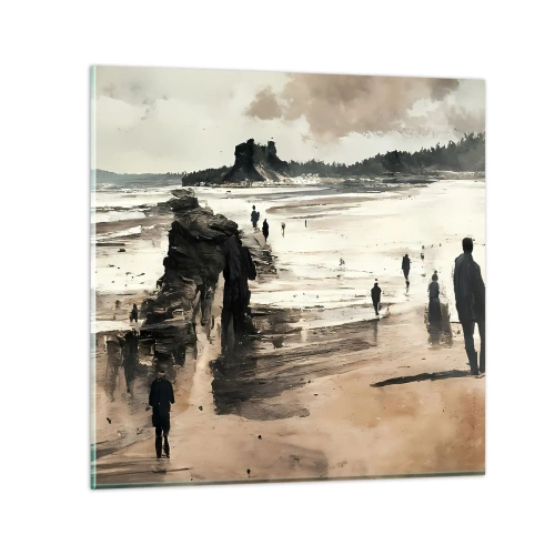 Schilderen op glas - Opgeroepen - 40x40 cm