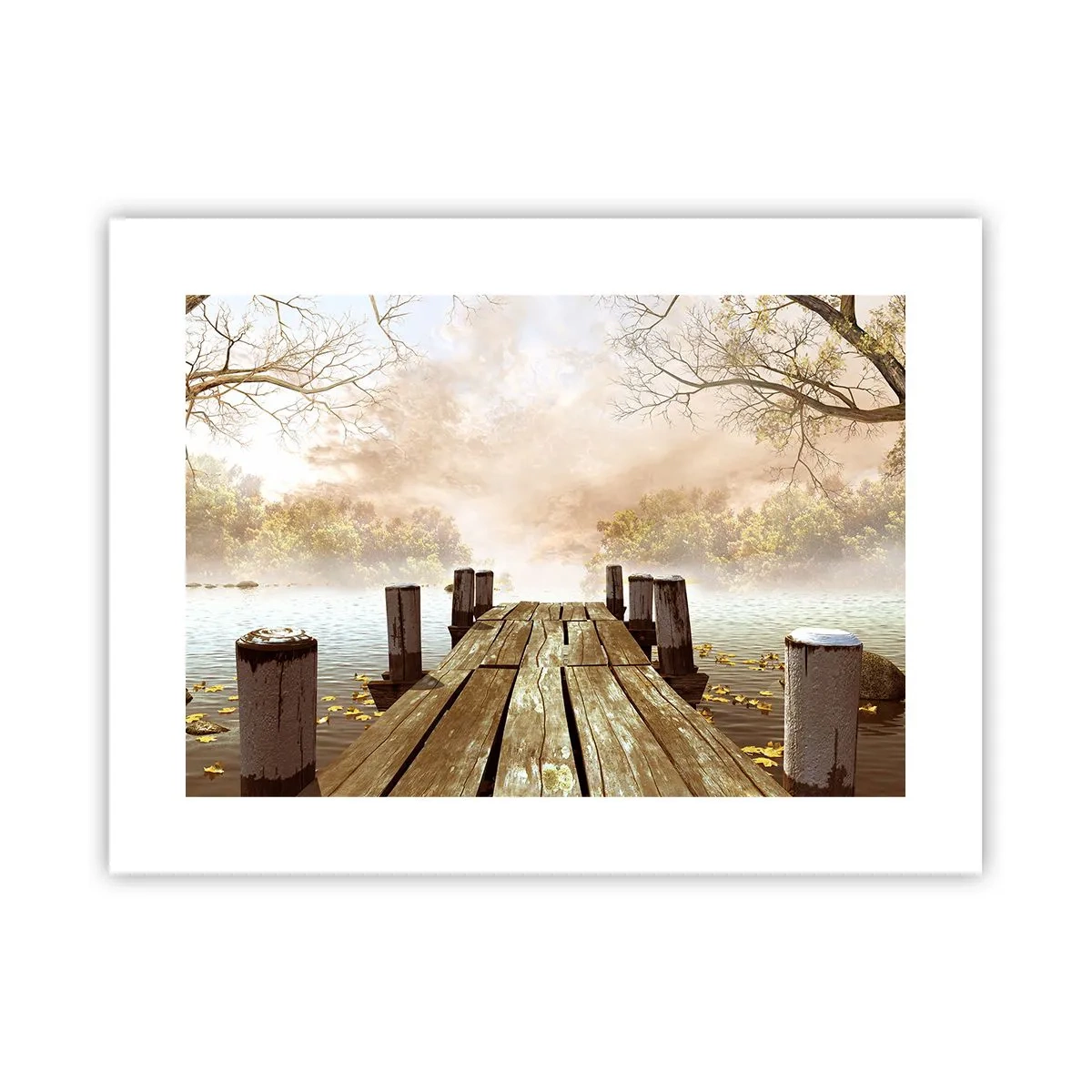 Poster - Het milde verdriet van de herfst - 40x30 cm