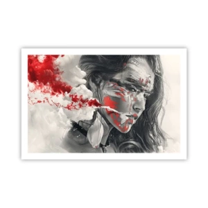 Poster - In de dampen van absurditeit - 91x61 cm