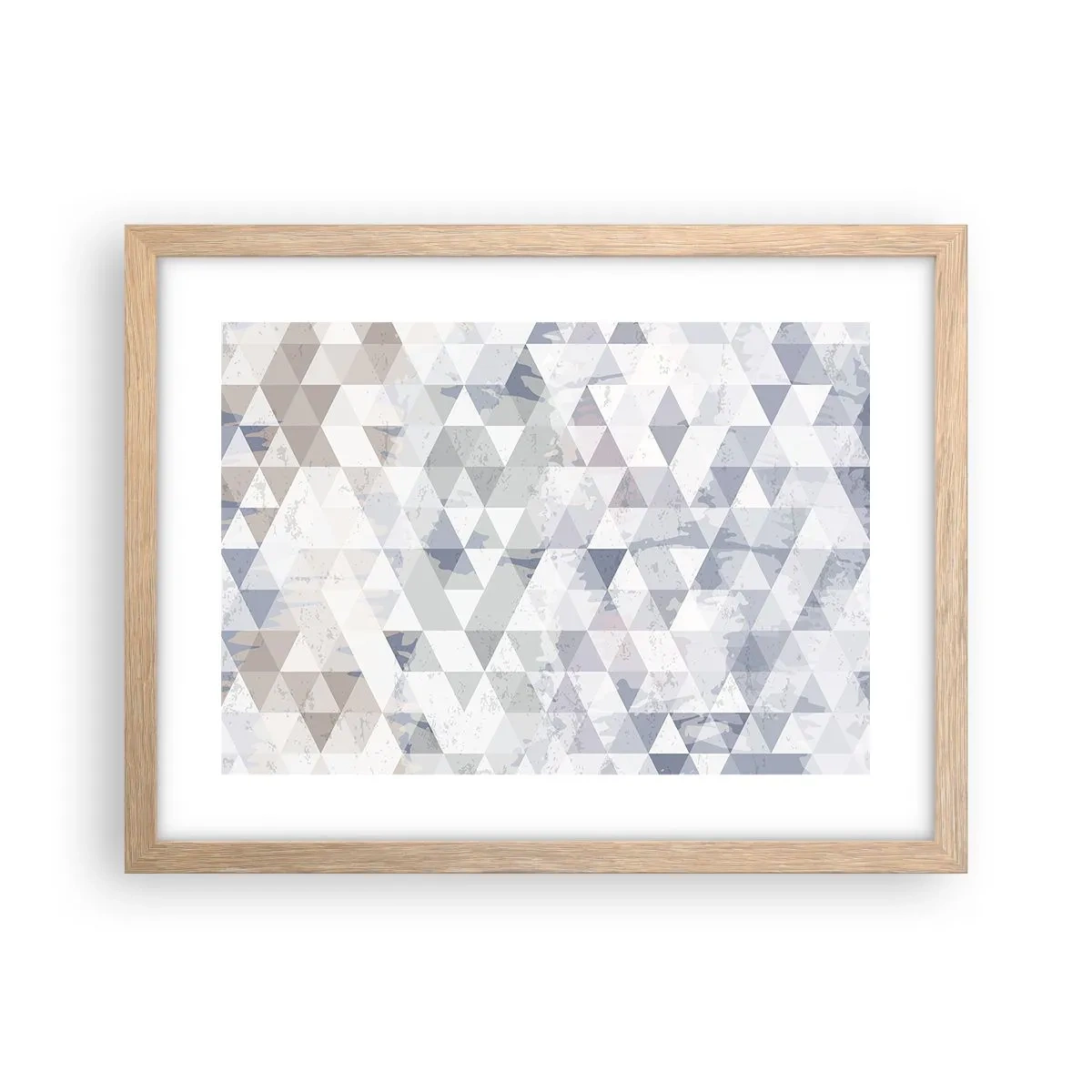 Een poster in een licht eiken lijst - In ritme op drie - 40x30 cm