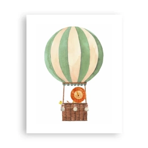 Poster - Leons reizen - 40x50 cm