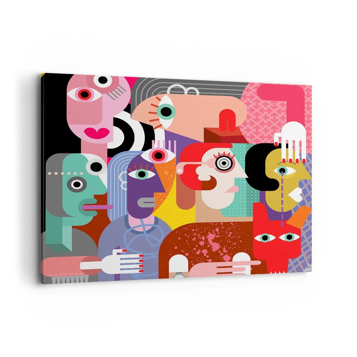 Schilderen op canvas - Wij zijn van de heer Picasso - 120x80 cm