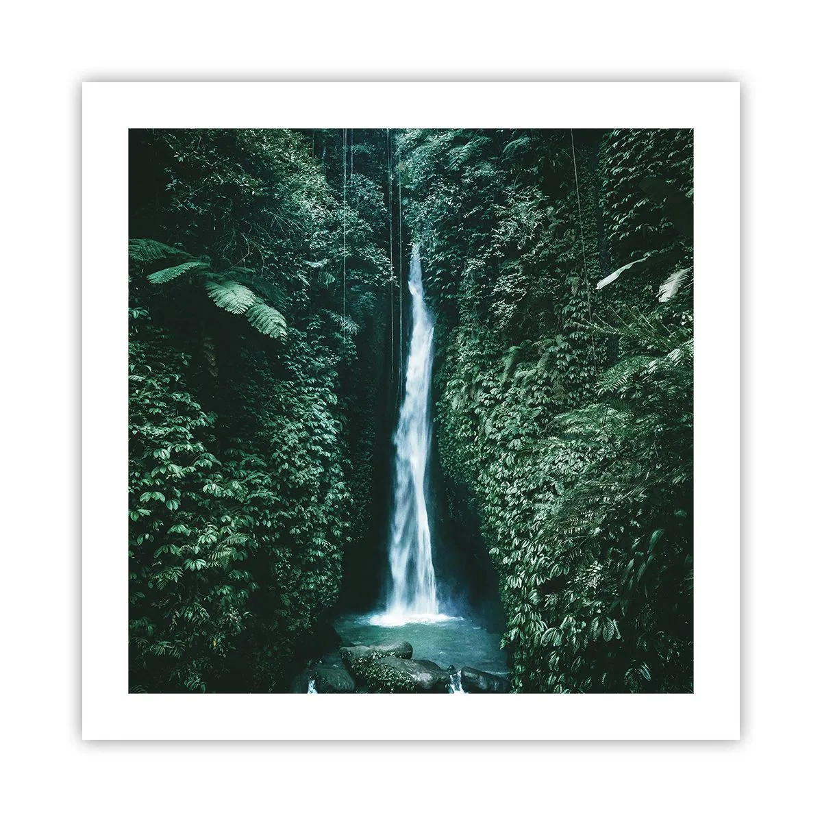 Poster - Tropische spa - 50x50 cm