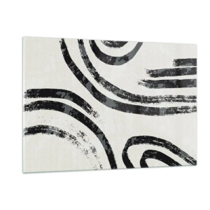 Schilderen op glas - Half gestopt - 120x80 cm