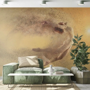 Fotobehang op maat Premium Sand - In dansende extase - Abstractie, Vrouw, Grafisch