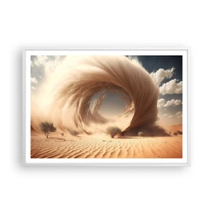 Poster in een witte lijst - Open portaal - 100x70 cm