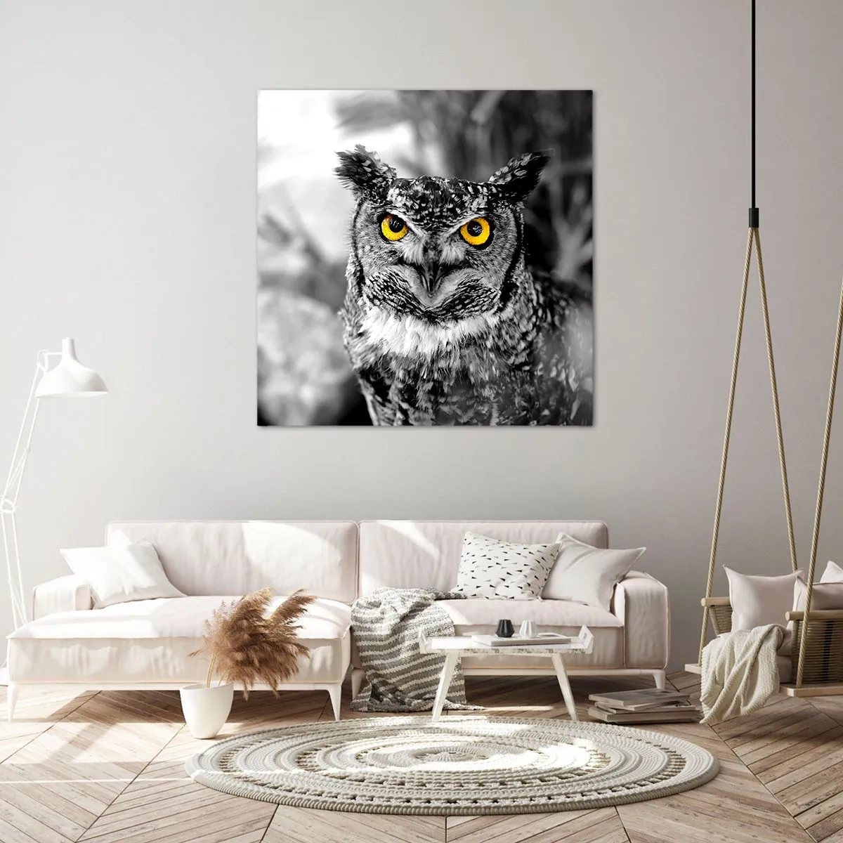 Schilderen op canvas - Niets zal zich verbergen - 70x70 cm