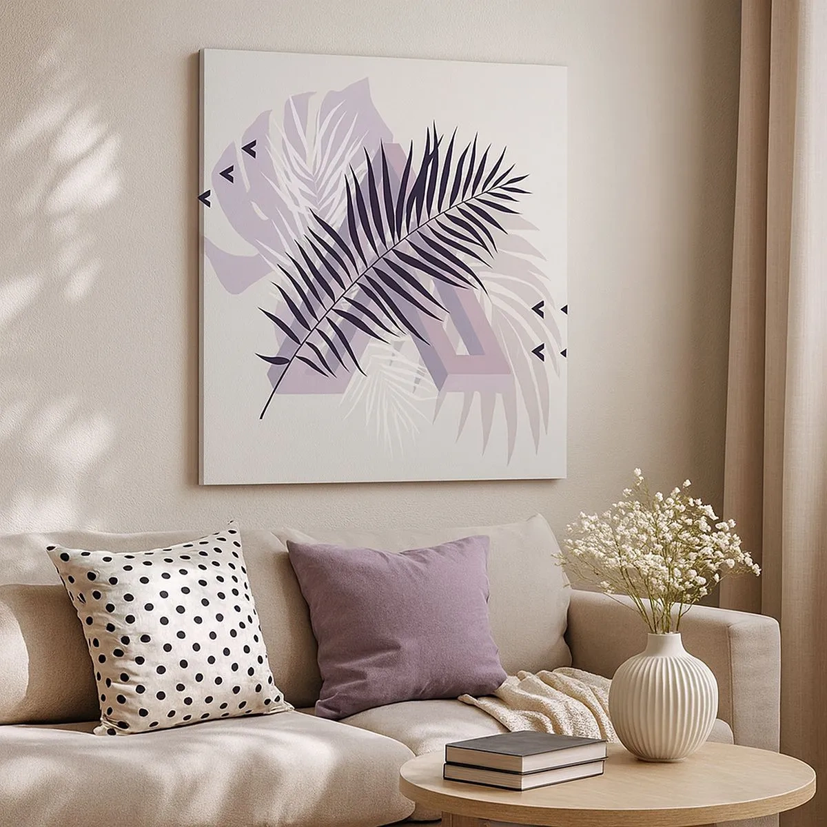 Schilderen op canvas - De schaduw van de schaduw - 30x30 cm