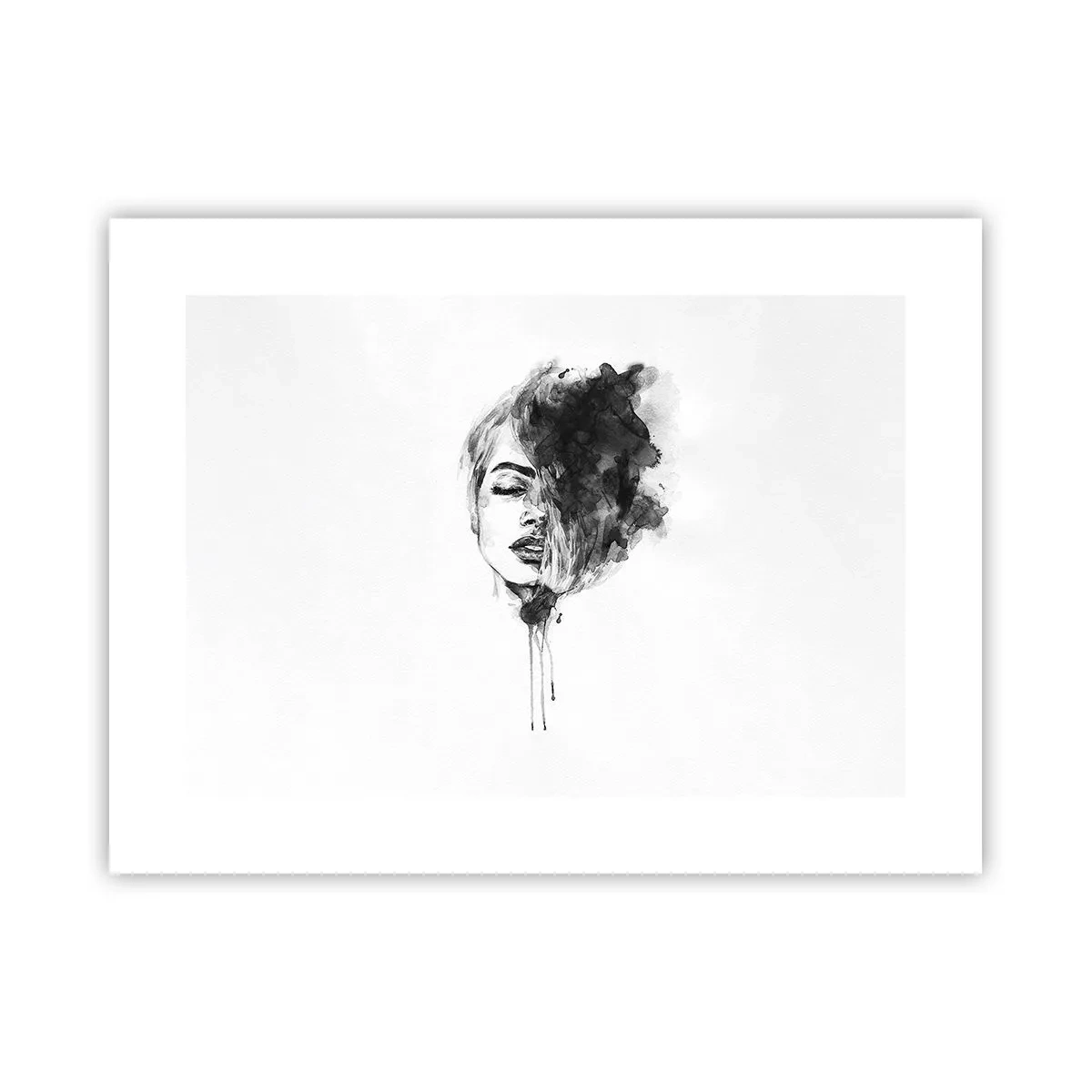 Poster - Waar droomt het meisje over? - 40x30 cm
