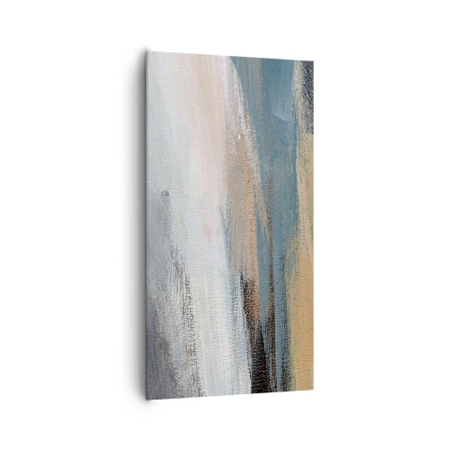 Schilderen op canvas - Abstractie: noordelijk landschap - 65x120 cm