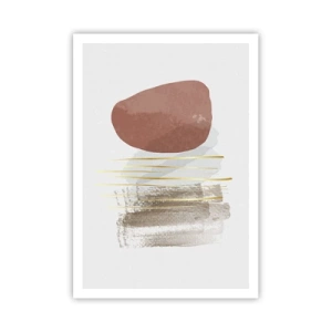 Poster - Abstracte zuilengalerij - 70x100 cm