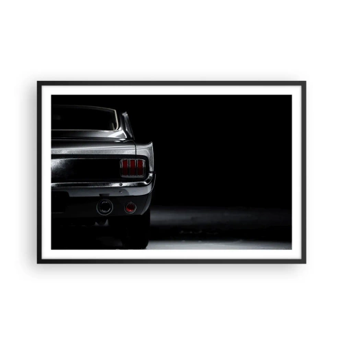 Poster in een zwarte lijst - De charme van de klassieker - 91x61 cm