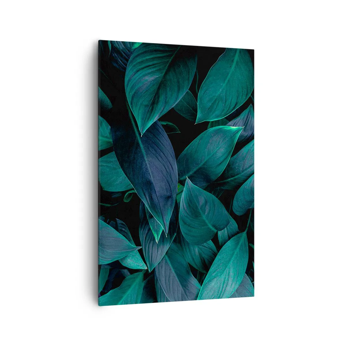 Schilderen op canvas - Groen op zichzelf - 80x120 cm