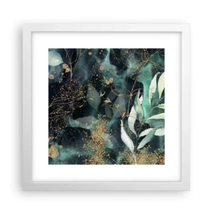 Poster in een witte lijst - Magische tuin - 30x30 cm