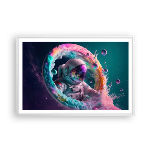 Poster in een witte lijst - Sterrenpoort - 91x61 cm