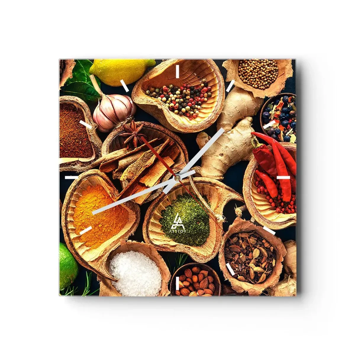 Wandklok - Klok - Neem wat je wilt - 30x30 cm