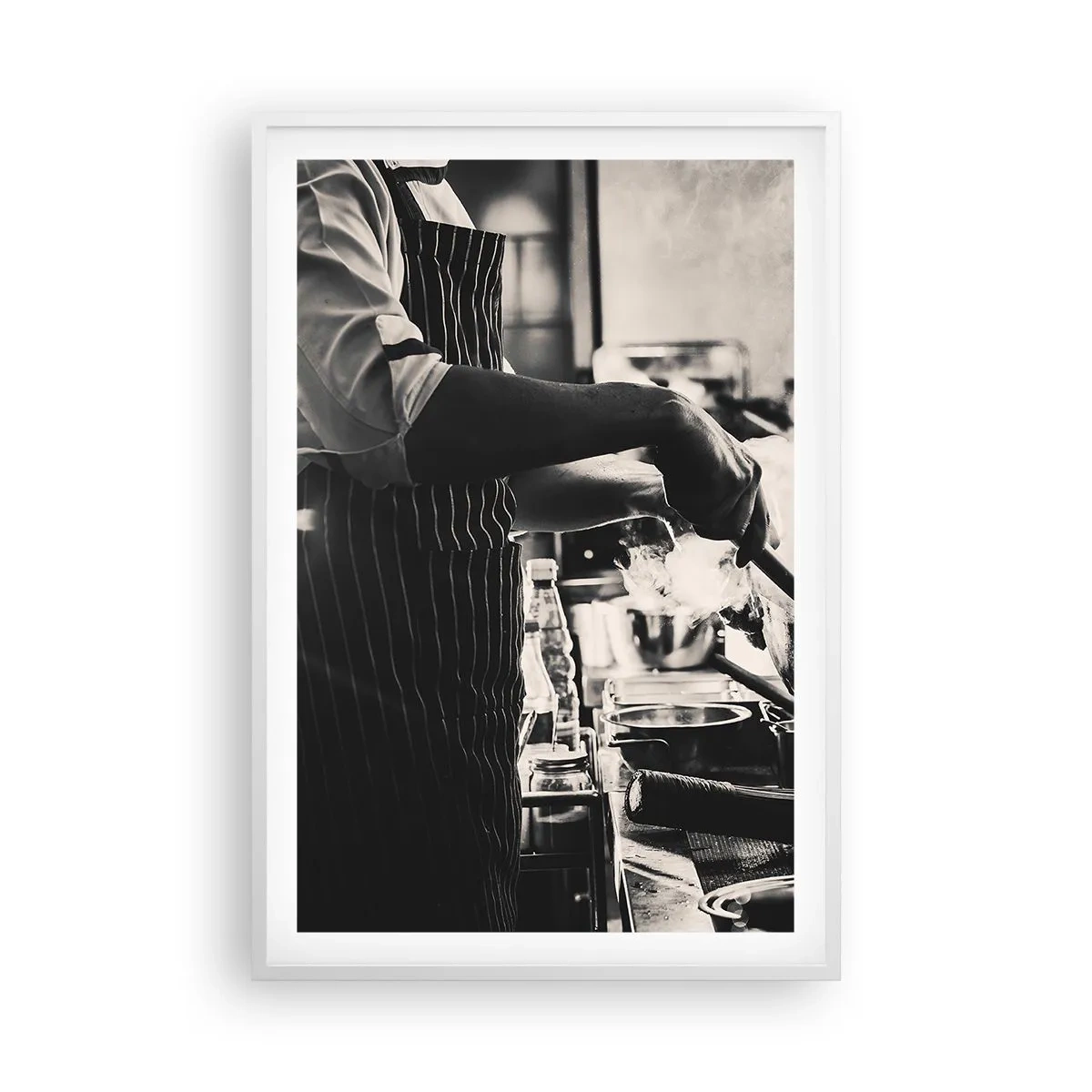 Poster in een witte lijst - Alchemie van smaken - 61x91 cm