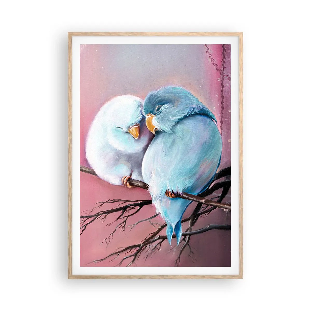 Een poster in een licht eiken lijst - Wat kan ik hier toevoegen? ... - 70x100 cm