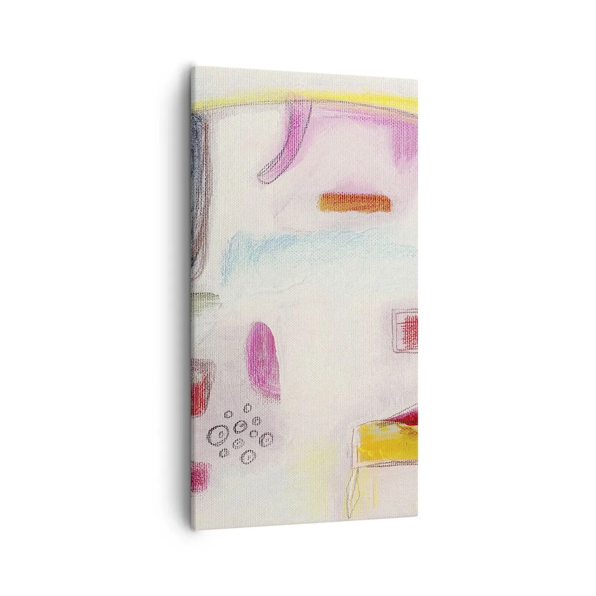 Schilderen op canvas - Meer bol dan hol of plat - 55x100 cm