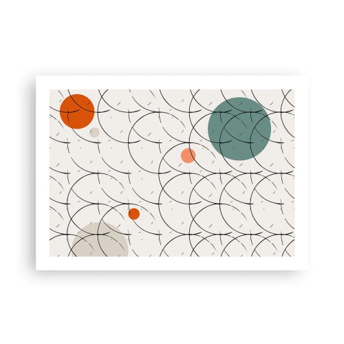 Poster - In de pop-art-sfeer - 70x50 cm