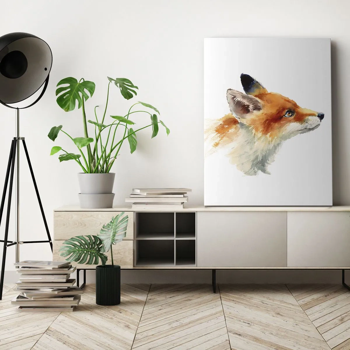 Schilderen op canvas - Je kunt nooit voorzichtig genoeg zijn - 55x100 cm