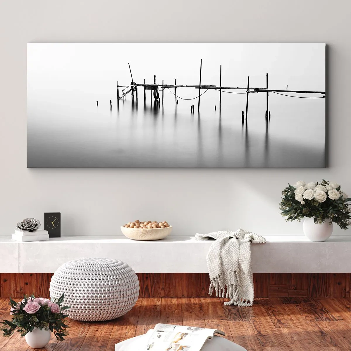 Schilderen op canvas - Wat als er geen wereld is? - 100x40 cm