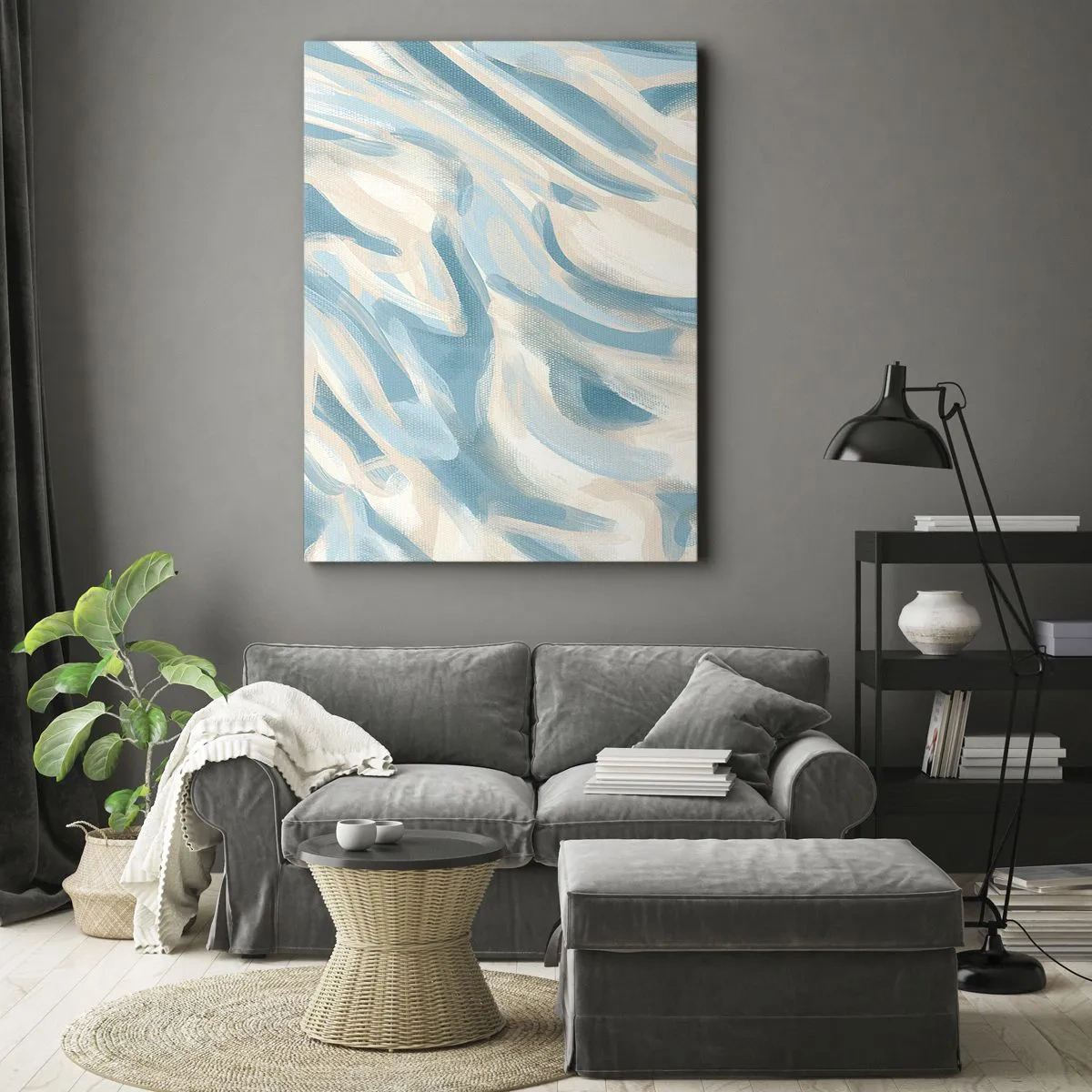 Schilderen op canvas - Lente briesjes - 50x70 cm