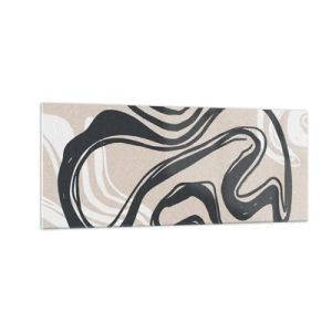 Schilderen op glas - Expressie vermenigvuldigd - 100x40 cm
