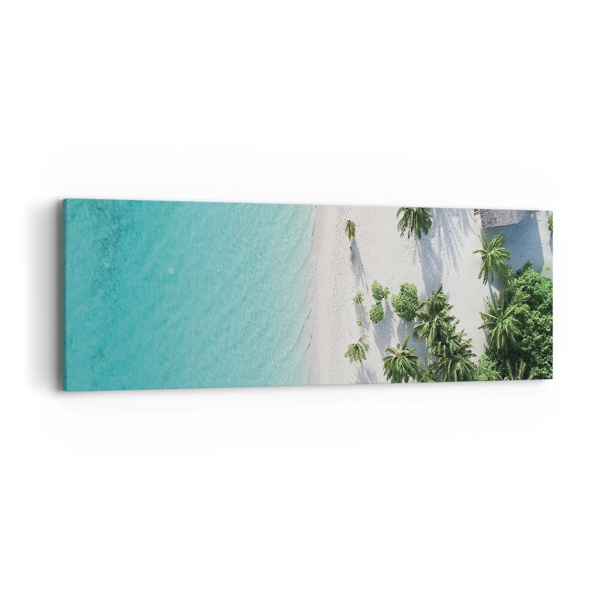Schilderen op canvas - Een vakantie in het paradijs - 90x30 cm