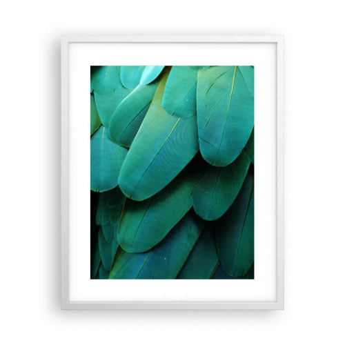 Poster in een witte lijst - Papegaaiachtige precisie - 40x50 cm
