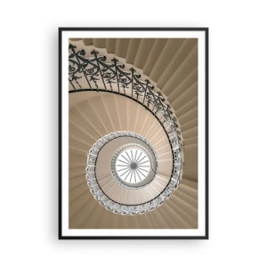 Poster in een zwarte lijst - Binnenin de schaal - 70x100 cm