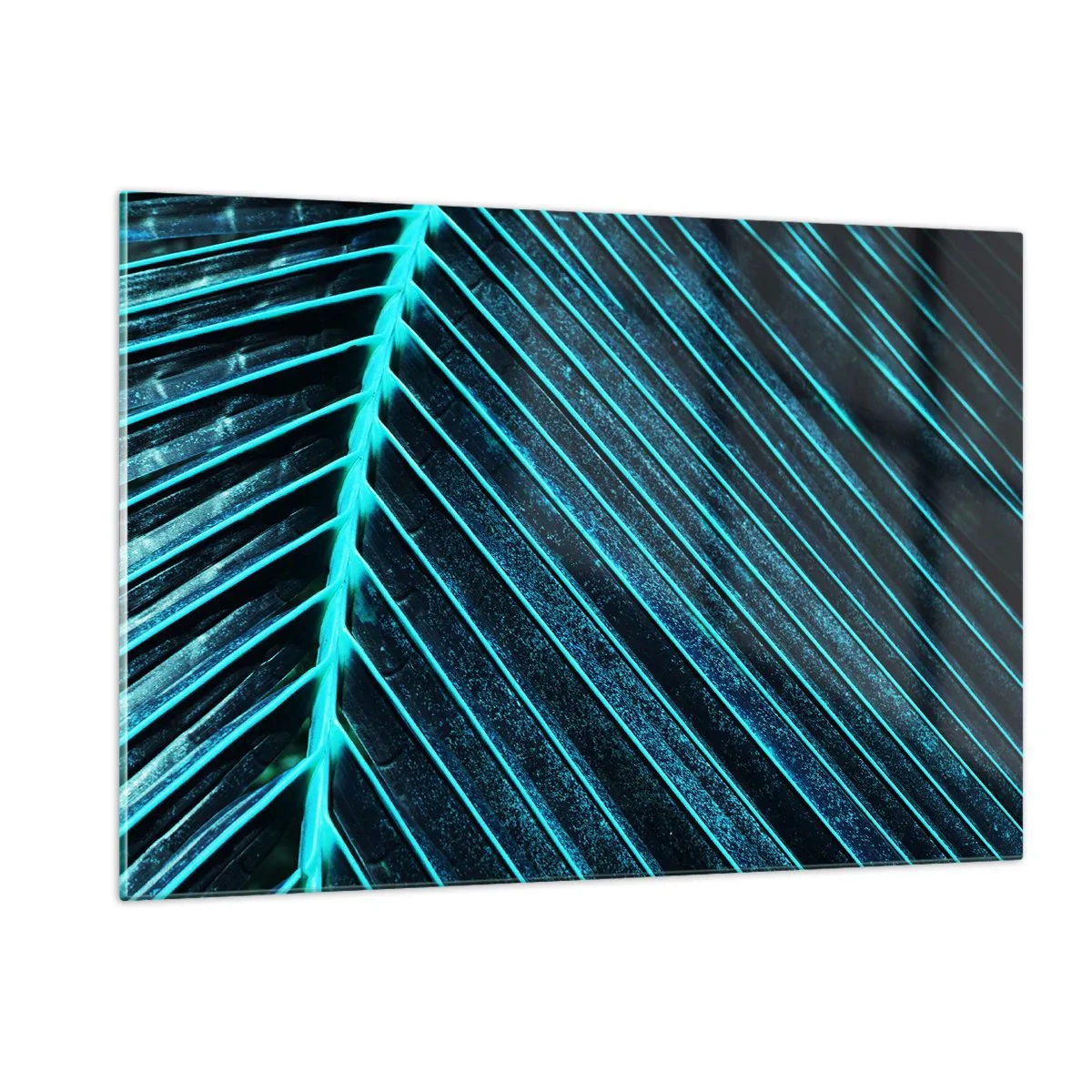 Schilderen op glas - Groene textuur - 120x80 cm