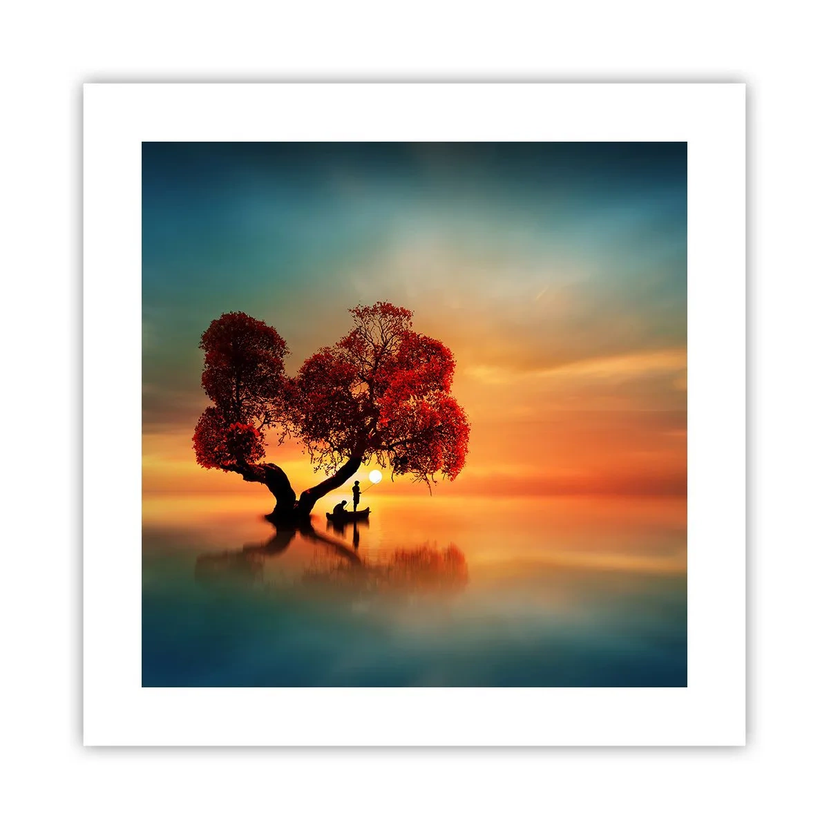 Poster - Afstanders en de stilte van de wereldlozen - 40x40 cm