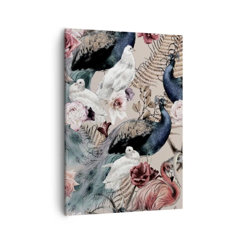 Schilderen op canvas - In de paleistuin - 50x70 cm