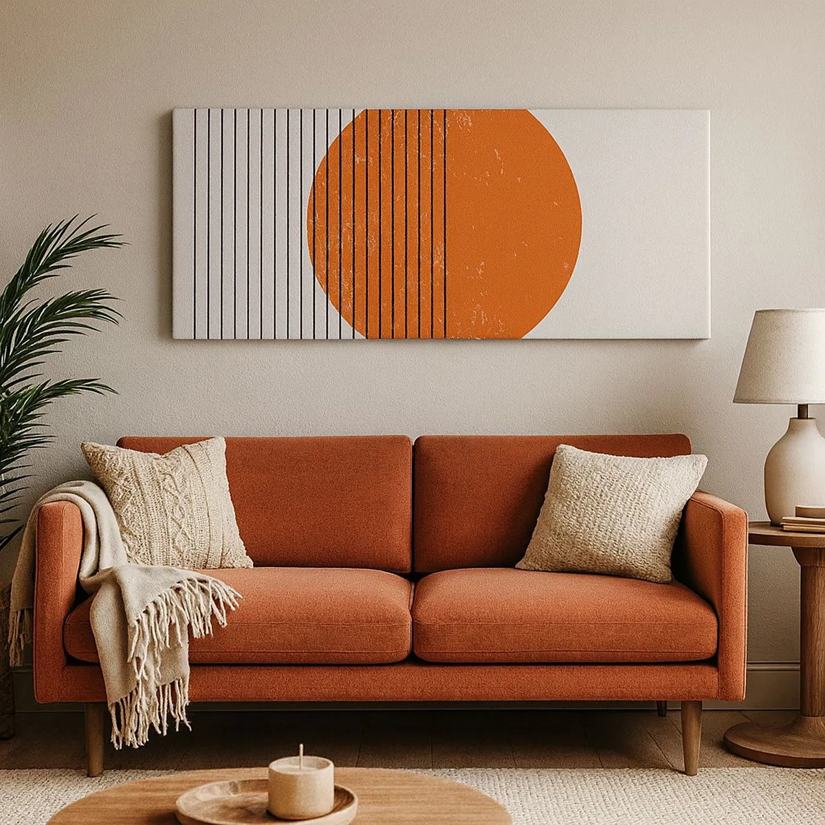 Schilderen op canvas - Altijd de zon - 100x40 cm