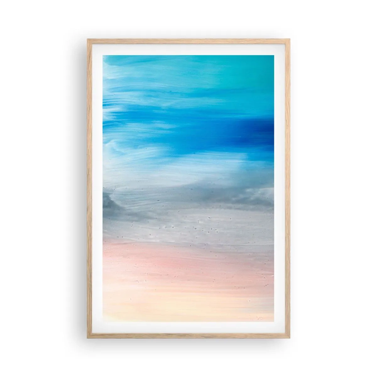 Een poster in een licht eiken lijst - Elementen: lucht - 61x91 cm