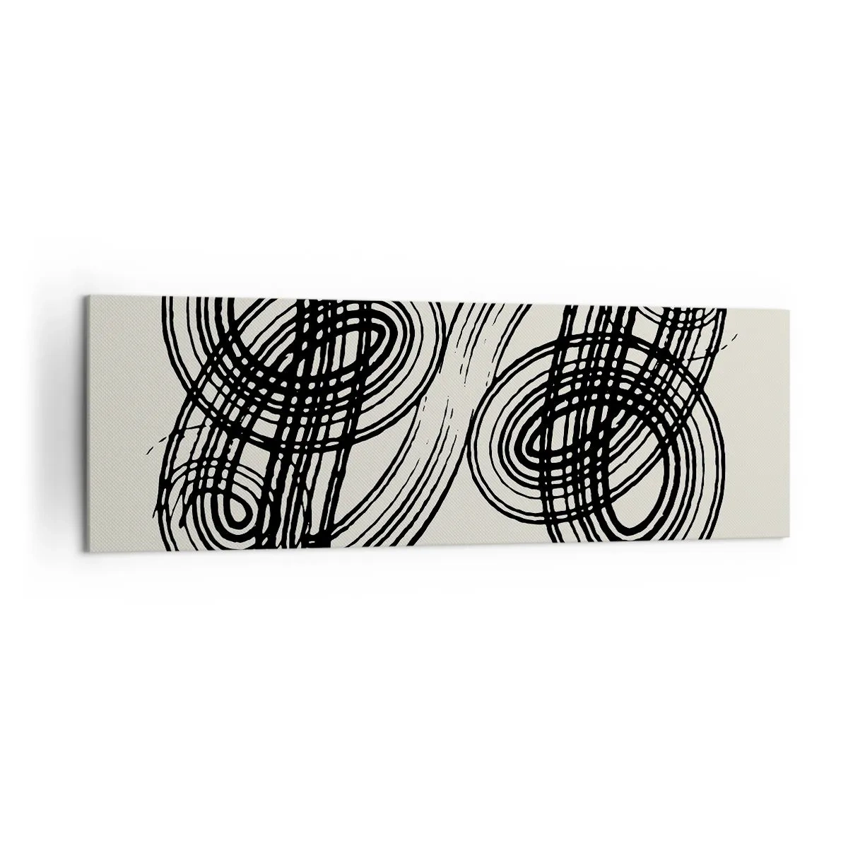 Schilderen op canvas - Het kwam er spontaan uit - 160x50 cm