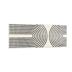 Schilderen op glas - In een ogenblik ... - 140x50 cm