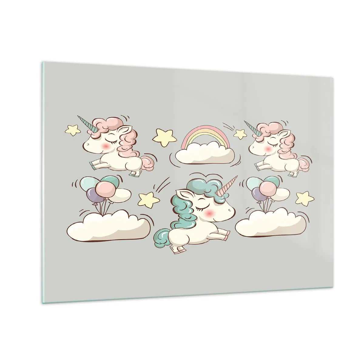 Schilderen op glas - Ze bestaan zeker... - 100x70 cm