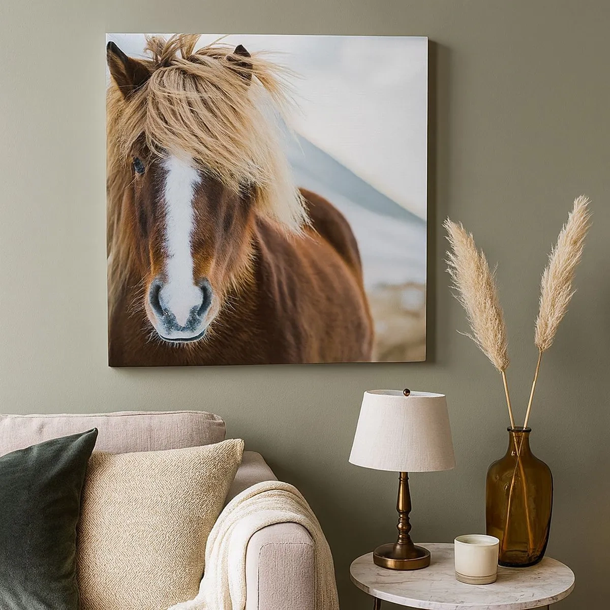 Schilderen op canvas - Voel jij je vrij? - 30x30 cm