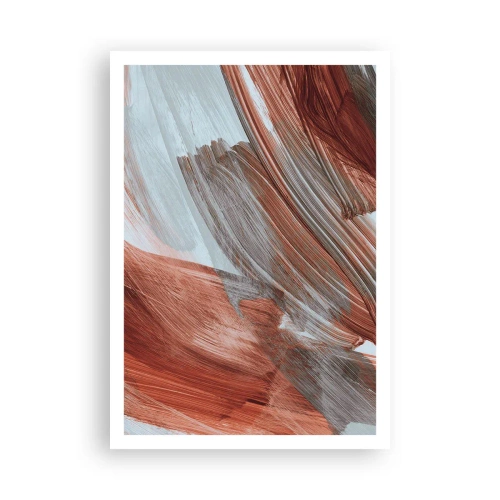 Poster - Herfst en winderige abstractie - 70x100 cm