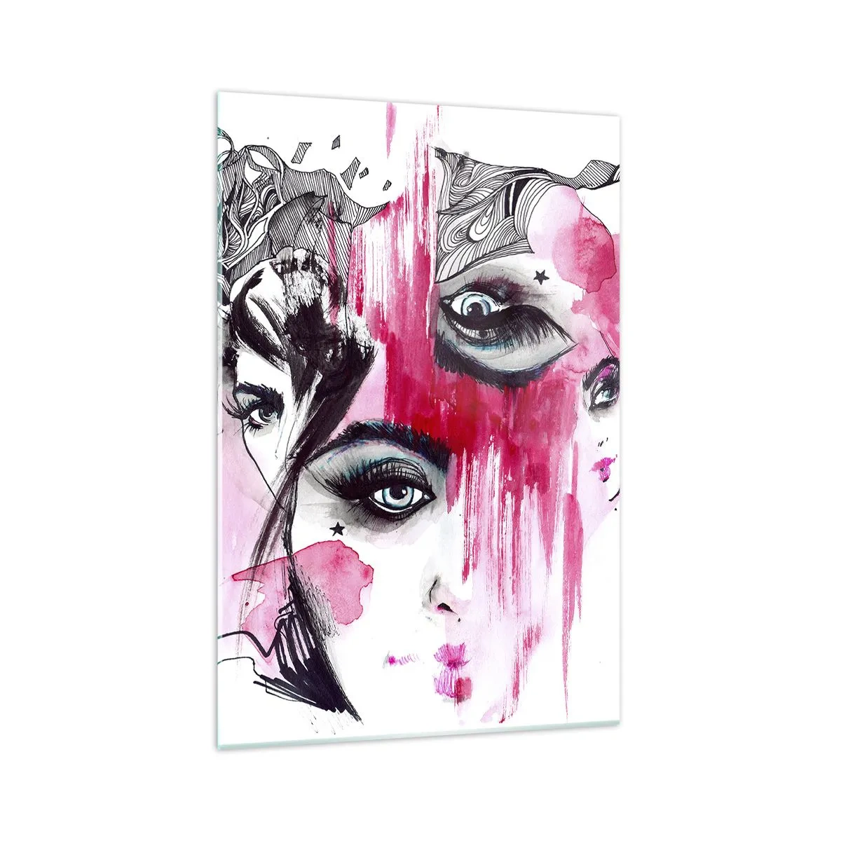 Schilderen op glas - 0 - 70x100 cm